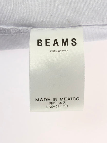 【中古美品】【メンズ】 BEAMS ビームス BACK PRINT TEE 11-08-0337-445 バックプリントTシャツ 半袖 トップス 147-240710-mo-5-tag サイズ：XXL カラー：ホワイト 万代Net店