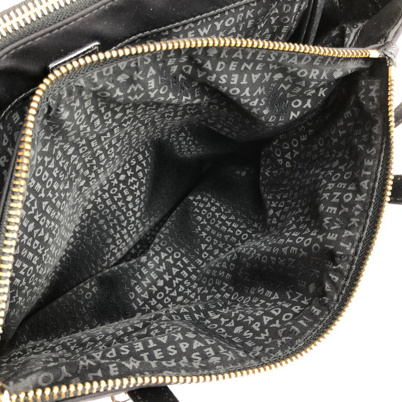 【中古品】【レディース】 Kate Spade ケイトスペード 2WAY HAND BAG 2ウェイ ハンドバッグ カバン ショルダーバッグ 180-240510-mo-17-tag カラー：ブラック 万代Net店