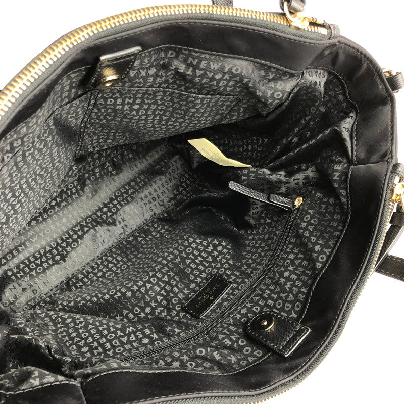 【中古品】【レディース】 Kate Spade ケイトスペード 2WAY HAND BAG 2ウェイ ハンドバッグ カバン ショルダーバッグ 180-240510-mo-17-tag カラー：ブラック 万代Net店