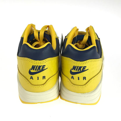 【中古美品】【メンズ】 NIKE ナイキ W AIR MAX 1 PRM HEAD TO HEAD FJ5479-410 ウィメンズ エアマックス1 プレミアム スニーカー 靴 160-240511-kk-18-tag カラー：MIDNIGHT NAVY/VARSITY MAIZE 万代Net店