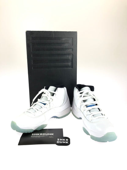 【中古品】【メンズ】 NIKE ナイキ AIR JORDAN 11 RETRO 378037-117 エア ジョーダン 11 レトロ スニーカー 靴 160-240514-mo-12-tag カラー：WHITE/LEGEND BLUE-BLACK 万代Net店