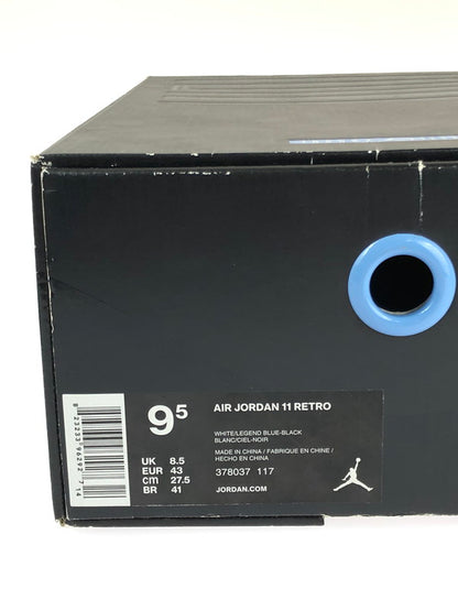 【中古品】【メンズ】 NIKE ナイキ AIR JORDAN 11 RETRO 378037-117 エア ジョーダン 11 レトロ スニーカー 靴 160-240514-mo-12-tag カラー：WHITE/LEGEND BLUE-BLACK 万代Net店