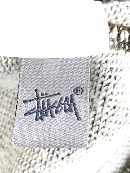 【中古品】【メンズ】 STUSSY ステューシー SWEAT STADIUM JACKET サガラ刺繍ロゴ スウェット スタジャン アウター  142-240510-mo-4-tag サイズ：L カラー：ブラウン 万代Net店