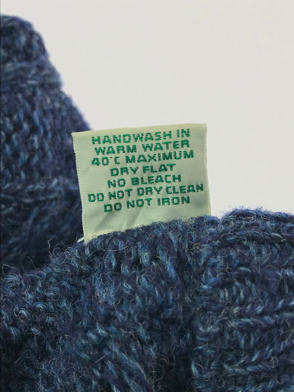 【中古品】【メンズ】 CELTIC COUNTRY セルティック カントリー 100％WOOL ARAN SWEATER 100％ ウール アランセーター 146-260820-rt-11-tag サイズ：XL カラー：ネイビー 万代Net店