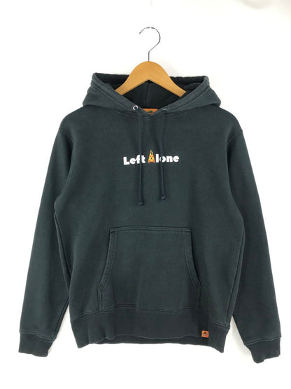 【中古品】【メンズ】 LEFT ALONE レフトアローン ロゴプリントパーカー パーカー トップス 140-250327-ss-07-tag サイズ：M カラー：ブラック 万代Net店