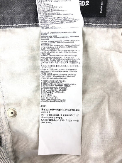 【中古品】【メンズ】 DSQUARED2 ディースクエアード 21SS TIDY BIKER JEAN S74LB0935 S30260 タイディー バイカージーンズ ボトムス デニムパンツ 152-240516-mo-13-tag サイズ：44 カラー：グレー 万代Net店