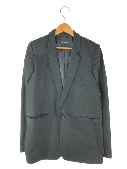 【中古品】【メンズ】 RAF SIMONS ラフシモンズ  90～00's COTTON 1B TAILORED JACKET 90～00年代 コットン 1B テーラードジャケット トップス 141-240517-kk-4-tag サイズ：48 カラー：ブラック 万代Net店