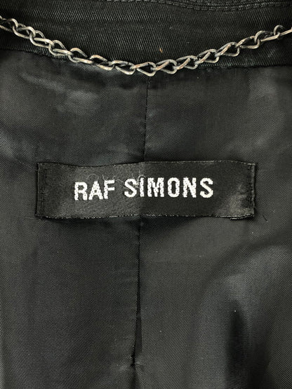 【中古品】【メンズ】 RAF SIMONS ラフシモンズ  90～00's COTTON 1B TAILORED JACKET 90～00年代 コットン 1B テーラードジャケット トップス 141-240517-kk-4-tag サイズ：48 カラー：ブラック 万代Net店