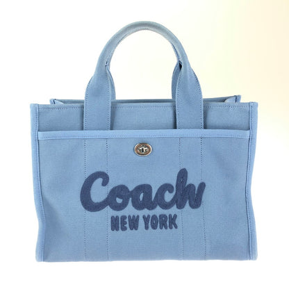 【中古品】【レディース】 COACH コーチ CARGO TOTEBAG CP158 カーゴ トートバッグ カバン ハンドバッグ 180-240516-mo-18-tag カラー：ブルー 万代Net店