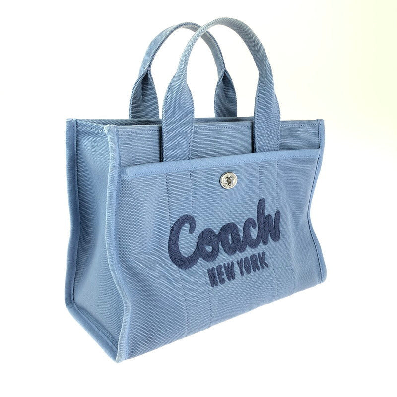 【中古品】【レディース】 COACH コーチ CARGO TOTEBAG CP158 カーゴ トートバッグ カバン ハンドバッグ 180-240516-mo-18-tag カラー：ブルー 万代Net店