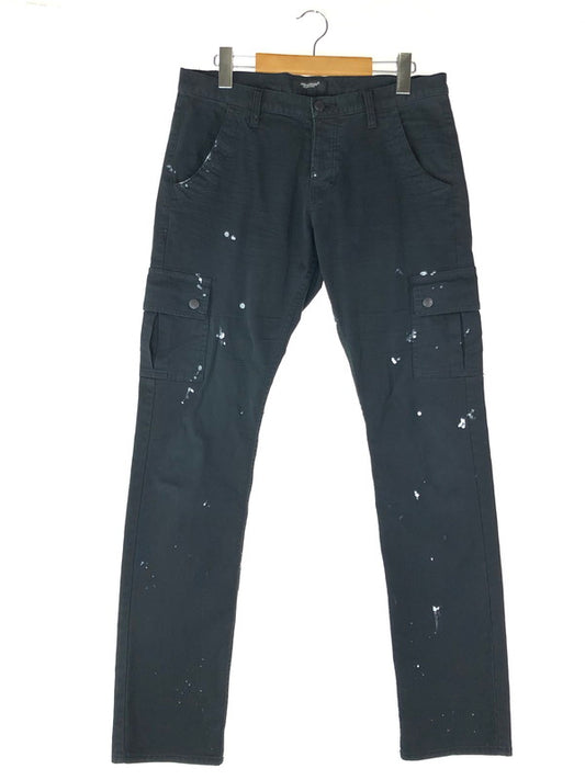 【中古品】【メンズ】 UNDERCOVER アンダーカバー  × HYSTERIC GLAMOUR ヒステリックグラマー 別注 コラボ 23SS PAINTING CARGO PANTS UC1C9501 ペインティング カーゴパンツ ボトムス 151-240518-kk-6-tag サイズ：M カラー：ブラック 万代Net店