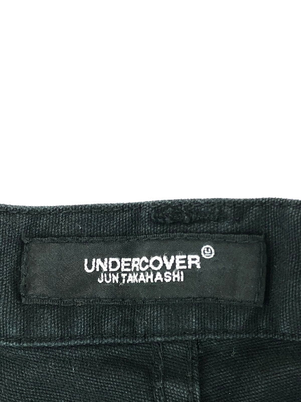 【中古品】【メンズ】 UNDERCOVER アンダーカバー  × HYSTERIC GLAMOUR ヒステリックグラマー 別注 コラボ 23SS PAINTING CARGO PANTS UC1C9501 ペインティング カーゴパンツ ボトムス 151-240518-kk-6-tag サイズ：M カラー：ブラック 万代Net店