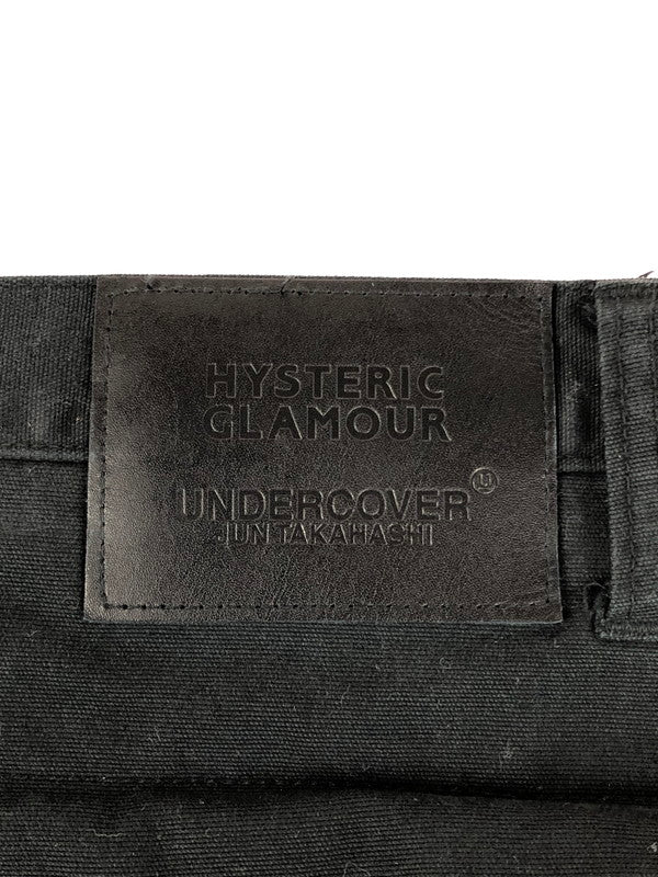 【中古品】【メンズ】 UNDERCOVER アンダーカバー  × HYSTERIC GLAMOUR ヒステリックグラマー 別注 コラボ 23SS PAINTING CARGO PANTS UC1C9501 ペインティング カーゴパンツ ボトムス 151-240518-kk-6-tag サイズ：M カラー：ブラック 万代Net店