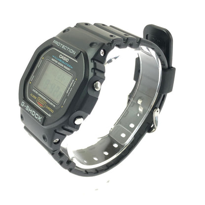【中古美品】【メンズ】 G-SHOCK ジーショック 5600 SERIES DW-5600E-1VDF デジタル クォーツ 腕時計 196-260620-ty-02-tagh カラー：ブラック 万代Net店