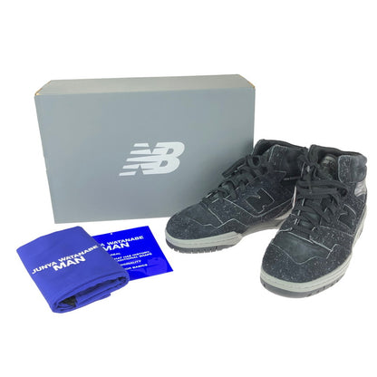 【中古美品】【メンズ】 NEW BALANCE ニューバランス  × JUNYA WATANABE COMME des GARCONS MAN ジュンヤワタナベ コムデギャルソン マン 別注 コラボ BB650RJU スニーカー 靴 162-240516-kk-6-tag カラー：ブラック 万代Net店