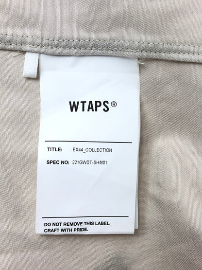 【中古品】【メンズ】 WTAPS ダブルタップス  22SS BD 01/LS/COTTON.TWILL 221GWDT-SHM01 ボタンダウンシャツ 長袖 トップス 142-240519-kk-10-tag サイズ：01 カラー：グレー 万代Net店