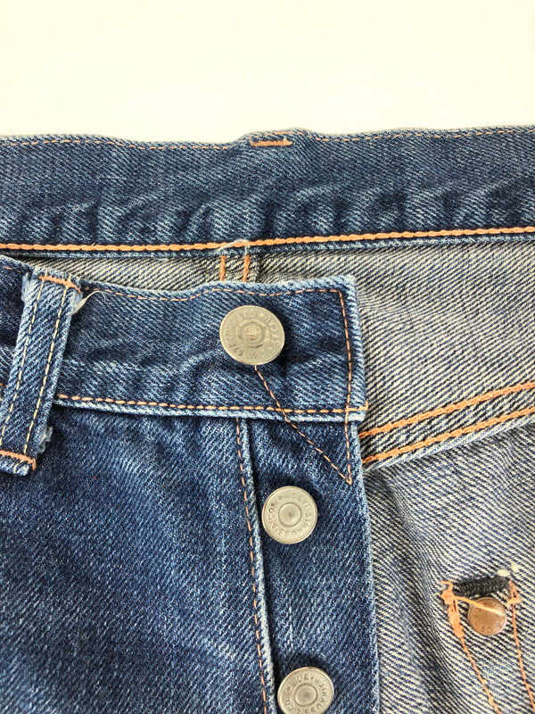 【中古品】【メンズ】 LEVI'S VINTAGE CLOTHING リーバイスビンテージクロージング  STRAIGHT DENIM PANTS LVC 55501 日本製 ストレートデニム 501XX 1955年 復刻 ストレート デニムパンツ ボトムス 156-240523-yk-11-tag サイズ：W34 カラー：インディゴ 万代Net店