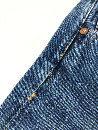 【中古品】【メンズ】 LEVI'S VINTAGE CLOTHING リーバイスビンテージクロージング  STRAIGHT DENIM PANTS LVC 55501 日本製 ストレートデニム 501XX 1955年 復刻 ストレート デニムパンツ ボトムス 156-240523-yk-11-tag サイズ：W34 カラー：インディゴ 万代Net店