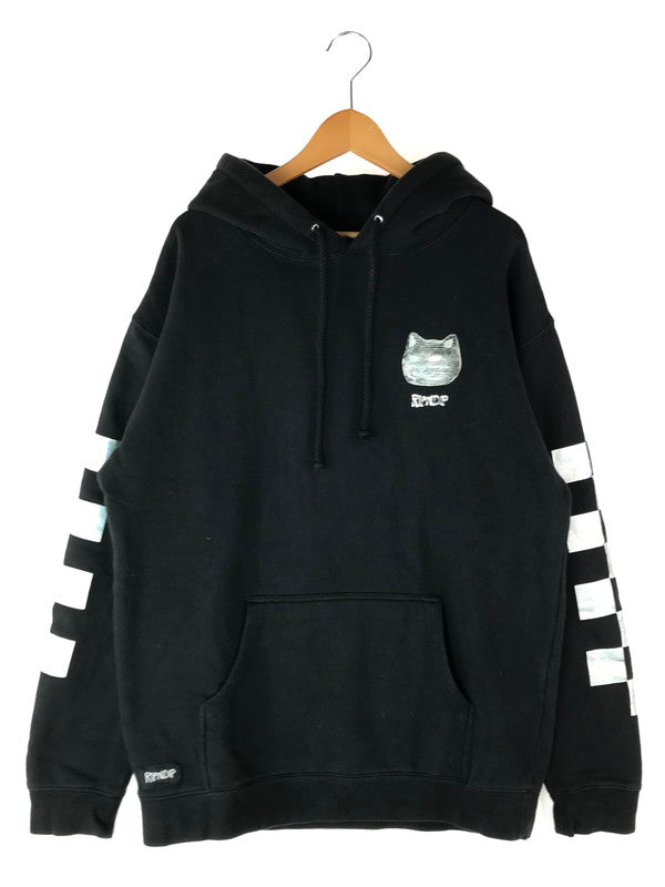 【中古品】【メンズ】  RIPNDIP リップンディッ プ PULLOVER HOODIE プルオーバーフーディー トップス パーカー 142-240604-mo-26-tag サイズ：L カラー：ブラック 万代Net店