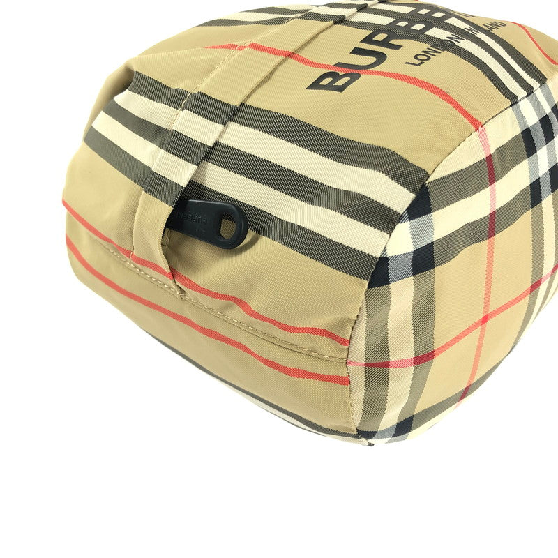 【中古品】【レディース】 BURBERRY バーバリー 8026737 ドローコードポーチ カバン 巾着バッグ 180-240527-mo-2-tag カラー：ベージュ 万代Net店