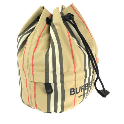 【中古品】【レディース】 BURBERRY バーバリー 8026737 ドローコードポーチ カバン 巾着バッグ 180-240527-mo-2-tag カラー：ベージュ 万代Net店