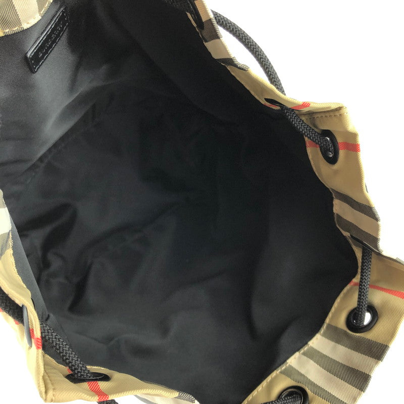 【中古品】【レディース】 BURBERRY バーバリー 8026737 ドローコードポーチ カバン 巾着バッグ 180-240527-mo-2-tag カラー：ベージュ 万代Net店