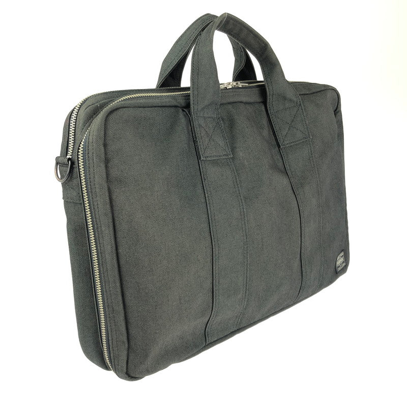 【中古品】【メンズ】 PORTER ポーター SMOKY 2WAY BRIEFCASE 592-06362 スモーキー 2WAY ブリーフケース 吉田カバン 188-240527-mo-13-tag カラー：ブラック 万代Net店