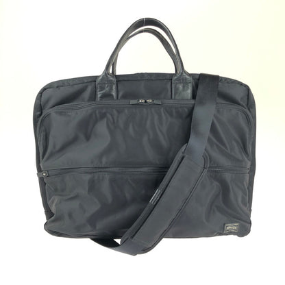 【中古品】【メンズ】 PORTER ポーター TIME 2WAY BRIEFCASE (L) 655-06167 タイム 2WAY ブリーフケース 吉田カバン  188-240527-mo-11-tag カラー：ブラック 万代Net店