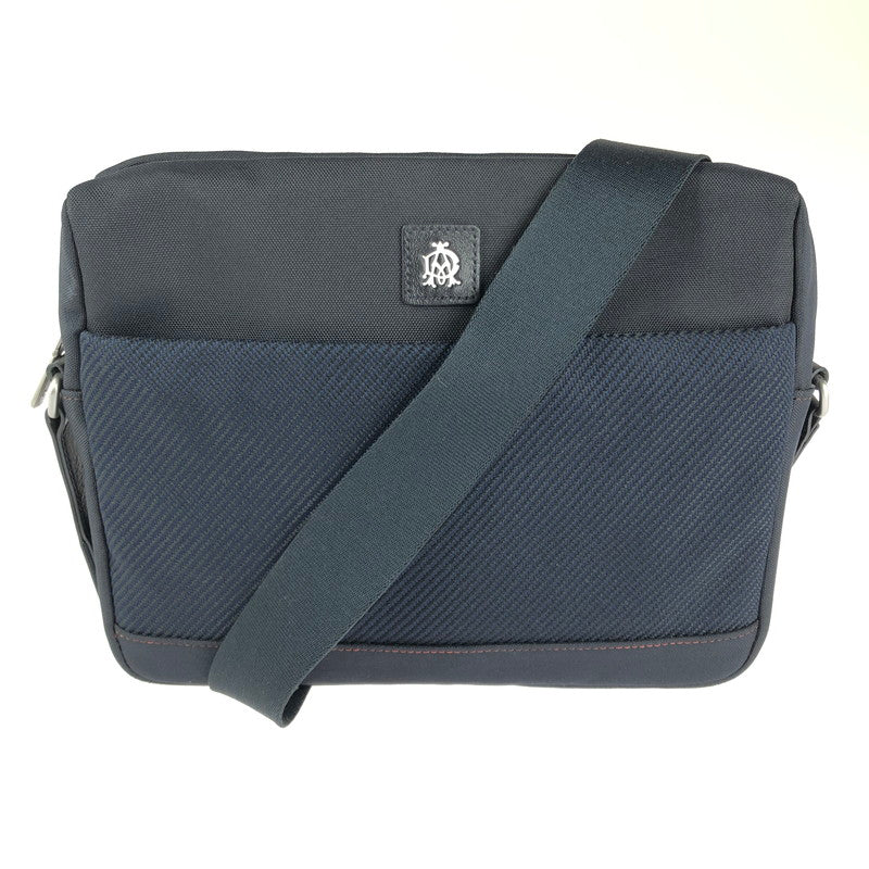 【中古品】【メンズ】 Dunhill ダンヒル TRAVELLER SHOULDERBAG トラベラー ショルダーバッグ カバン 188-240527-mo-15-tag カラー：ブラック/ネイビー 万代Net店