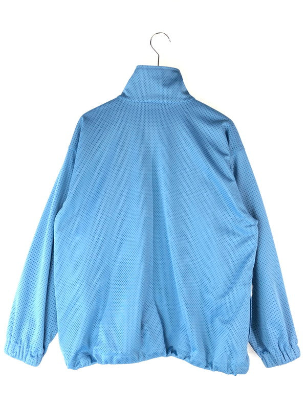 【中古品】【メンズ】  CARSERVICE × DIASPORA SKATEBOARDS カーサービス ディアスポラ スケートボード コラボ 22SS MESH TRACK JACKET 22SS-DSP-CA01 メッシュトラックジャケット ライトアウター ジャージ 142-240528-mo-8-tag サイズ：L カラー：ライトブルー 万代Net店