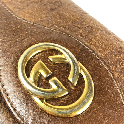 【中古品】【レディース】 GUCCI グッチ 282434 インターロッキングG 二つ折り長財布 181-240531-mo-6-tag カラー：ブラウン 万代Net店