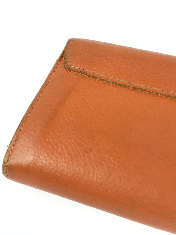 【中古品】【メンズ/レディース】 IL BISONTE イルビゾンテ CLASSIC CONTINENTAL WALLET クラシック コンチネンタル ウォレット 長財布 200-240730-mo-6-tag カラー：ブラウン 万代Net店