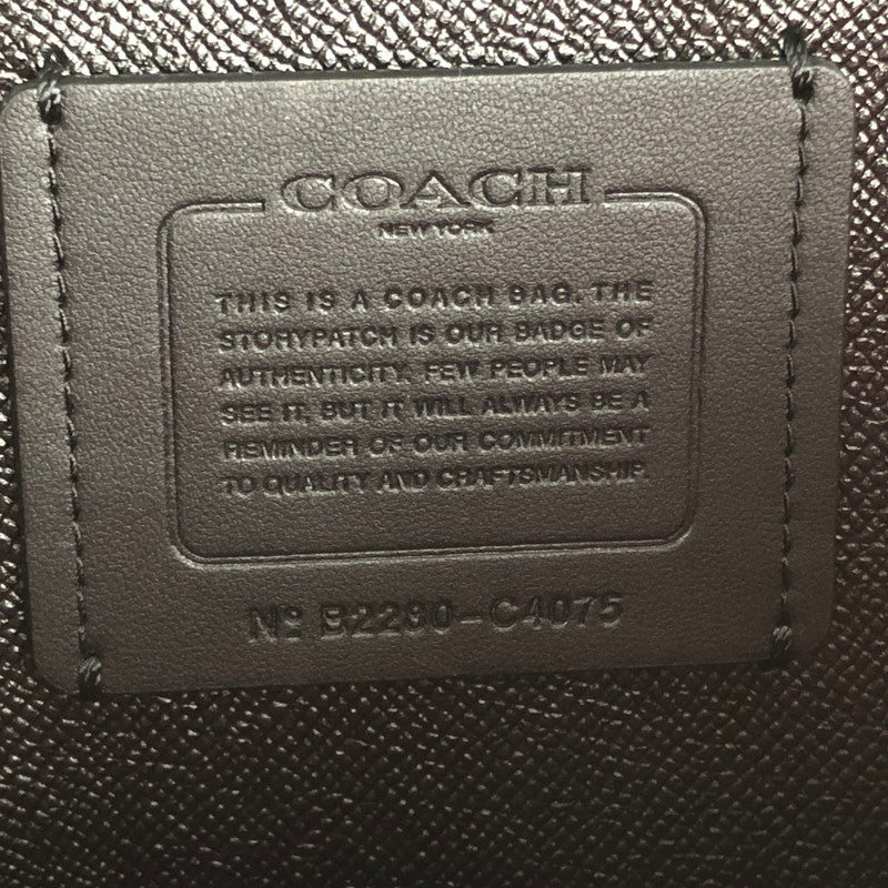 【中古美品】【レディース】 COACH コーチ シグネチャー 2WAY トートバッグ C4075 カバン ショルダーバッグ 180-240613-mo-3-tag カラー：ブラウン 万代Net店