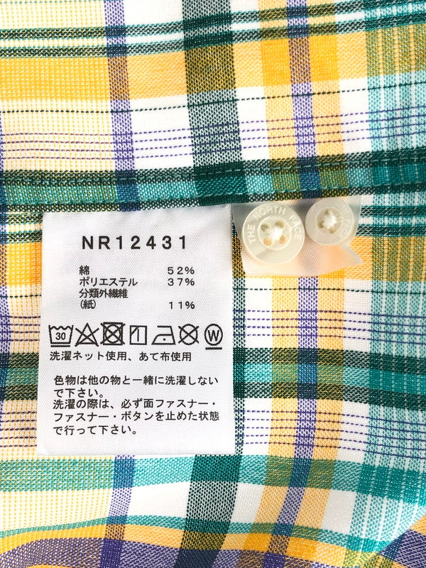 【中古品】【メンズ】 THE NORTH FACE ザ・ノースフェイス Ⅼ/S MADRAS SHIRT NR12431 ロングスリーブ マドラスシャツ 長袖 トップス 144-240707-mo-10-tag サイズ：M カラー：マルチカラー 万代Net店