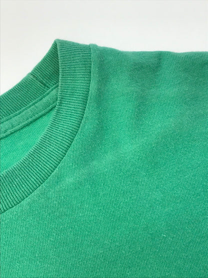 【中古品】【メンズ】 STUSSY ステューシー × ALAKAZAM アラカザム コラボ 別注 LOGO PRINT S/S T-SHIRT ロゴプリント ショートスリーブ Ｔシャツ 半袖 トップス 142-250128-yk-05-tag サイズ：S カラー：グリーン系 万代Net店