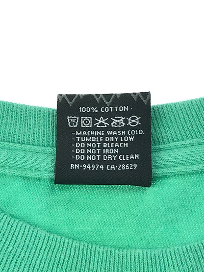 【中古品】【メンズ】 STUSSY ステューシー × ALAKAZAM アラカザム コラボ 別注 LOGO PRINT S/S T-SHIRT ロゴプリント ショートスリーブ Ｔシャツ 半袖 トップス 142-250128-yk-05-tag サイズ：S カラー：グリーン系 万代Net店