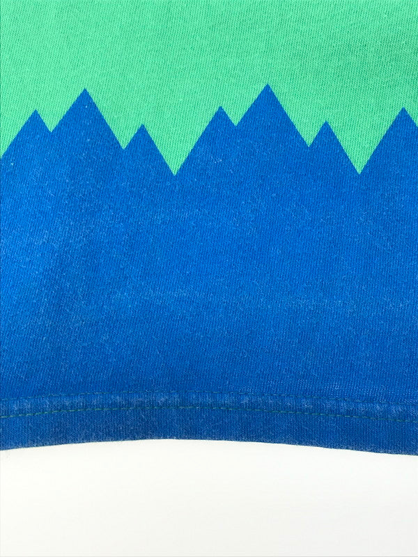 【中古品】【メンズ】 STUSSY ステューシー × ALAKAZAM アラカザム コラボ 別注 LOGO PRINT S/S T-SHIRT ロゴプリント ショートスリーブ Ｔシャツ 半袖 トップス 142-250128-yk-05-tag サイズ：S カラー：グリーン系 万代Net店