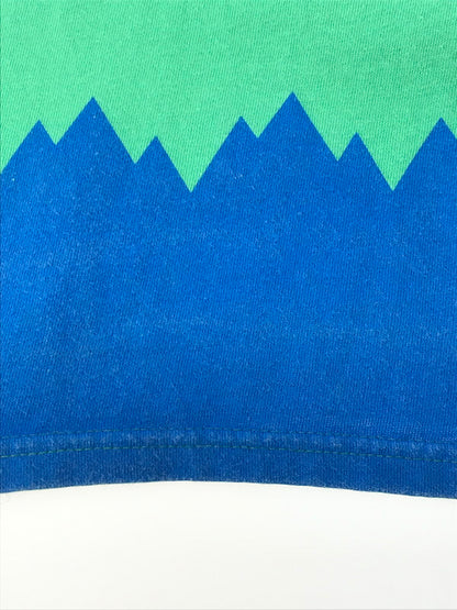 【中古品】【メンズ】 STUSSY ステューシー × ALAKAZAM アラカザム コラボ 別注 LOGO PRINT S/S T-SHIRT ロゴプリント ショートスリーブ Ｔシャツ 半袖 トップス 142-250128-yk-05-tag サイズ：S カラー：グリーン系 万代Net店