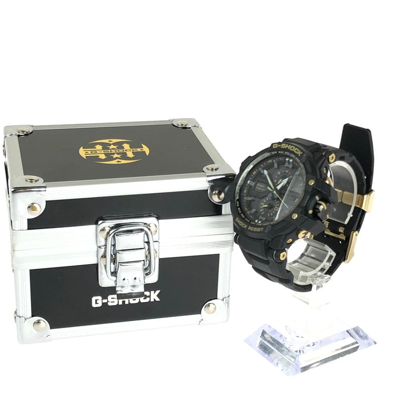 【中古品】【メンズ】 G-SHOCK ジーショック THIRTY STARS 30th ANNIVERSARY MODEL GW-A1030A-1AJR サーティースターズ 30周年記念モデル タフソーラー 腕時計 196-240531-mo-8-tag カラー：ブラック 万代Net店