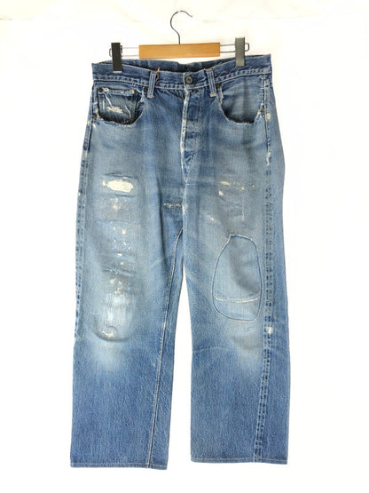 【現状渡し品】【メンズ】 Levi's リーバイス 50~60s 501XX BUTTON FLY DENIM PANTS VINTAGE 50~60年代 ボタンフライ デニムパンツ ヴィンテージ ボトムス ギャラ入り紙パッチ 157-240604-mo-2-tag カラー：インディゴ 万代Net店