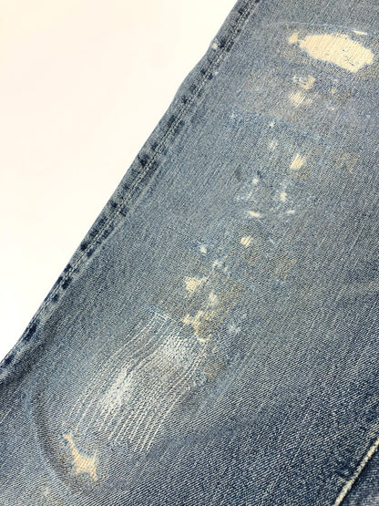 【現状渡し品】【メンズ】 Levi's リーバイス 50~60s 501XX BUTTON FLY DENIM PANTS VINTAGE 50~60年代 ボタンフライ デニムパンツ ヴィンテージ ボトムス ギャラ入り紙パッチ 157-240604-mo-2-tag カラー：インディゴ 万代Net店