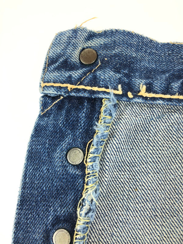 【現状渡し品】【メンズ】 Levi's リーバイス 50~60s 501XX BUTTON FLY DENIM PANTS VINTAGE 50~60年代 ボタンフライ デニムパンツ ヴィンテージ ボトムス ギャラ入り紙パッチ 157-240604-mo-2-tag カラー：インディゴ 万代Net店