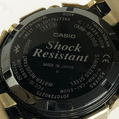 【中古品】【メンズ】 G-SHOCK ジーショック FULL METAL 5000 SERIES GMW-B5000GD-9JF デジタル タフソーラー 腕時計 196-240531-mo-11-tag サイズ：49.3 × 43.2 × 13 mm カラー：ゴールド 万代Net店