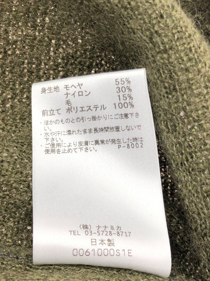 【中古品】【メンズ】 nanamica ナナミカ 20AW PULLOVER SWEATER SUJF064 プルオーバーセーター トップス 144-240528-mo-9-tag サイズ：M カラー：カーキ 万代Net店