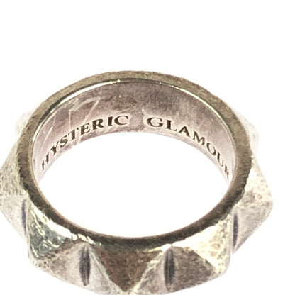 【中古品】【レディース】 HYSTERIC GLAMOUR ヒステリックグラマー SV925 STUDS RING スタッズリング 指輪 アクセサリー 193-240622-mo-1-tag カラー：シルバー 11号 万代Net店