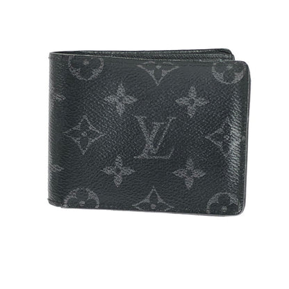 【中古品】【メンズ】 LOUIS VUITTON ルイ・ヴィトン ポルトフォイユ・スレンダー  モノグラム エクリプス M62294 二つ折り財布 179-240531-mo-15-tag カラー：ブラック/グレー 万代Net店