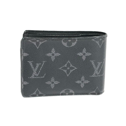 【中古品】【メンズ】 LOUIS VUITTON ルイ・ヴィトン ポルトフォイユ・スレンダー  モノグラム エクリプス M62294 二つ折り財布 179-240531-mo-15-tag カラー：ブラック/グレー 万代Net店