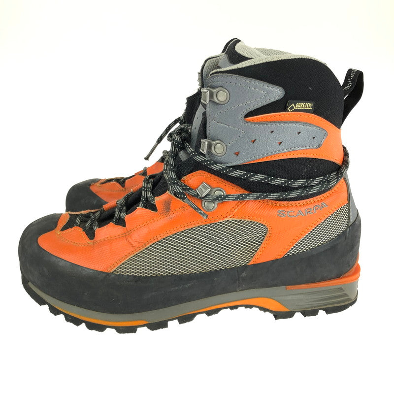 【中古品】【メンズ】  SCARPA スカルパ CHARMOZ PRO GTX SC23071 シャルモ プロ ゴアテックス トレッキングブーツ 靴 164-240603-yk-6-tag サイズ：UK8 カラー：GREY/ORANGE 万代Net店