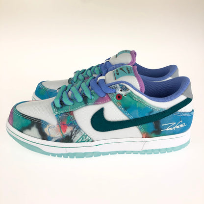 【中古美品】【メンズ】  NIKE SB ナイキ スケートボーディング × FUTURA フューチュラ 別注 コラボ DUNK LOW OG QS HF6061-400 ダンク ロー スニーカー 靴 160-240603-yk-4-tag カラー：BLEACHED AQUA/GEODE TEAL/WHITE 万代Net店