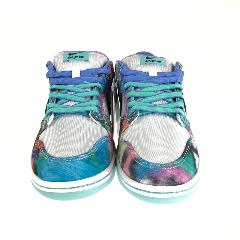 【中古美品】【メンズ】  NIKE SB ナイキ スケートボーディング × FUTURA フューチュラ 別注 コラボ DUNK LOW OG QS HF6061-400 ダンク ロー スニーカー 靴 160-240603-yk-4-tag カラー：BLEACHED AQUA/GEODE TEAL/WHITE 万代Net店